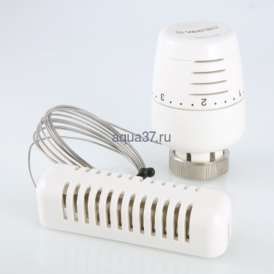 Термоголовка жидкостная с выносным настенным датчиком Valtec (вид 7) Термоголовка жидкостная с выносным настенным датчиком Valtec (фото, вид 7)