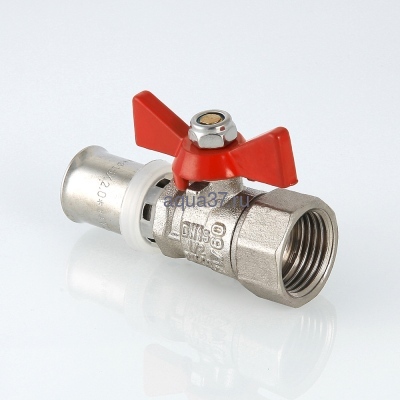 Кран шаровый пресс 16 с внутренней резьбой 1/2" бабочка Valtec (вид 4) Кран шаровый пресс 16 с внутренней резьбой 1/2" бабочка Valtec (фото, вид 4)