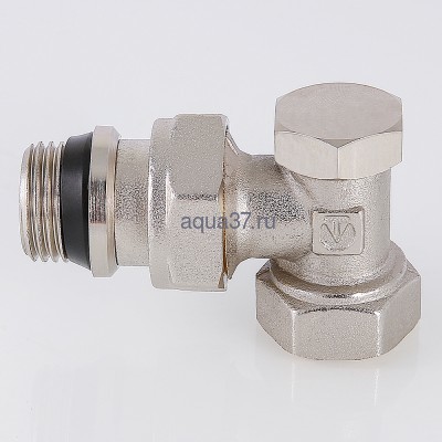 Клапан настроечный угловой с дополнительным уплотнением 1/2" Valtec (вид 3) Клапан настроечный угловой с дополнительным уплотнением 1/2" Valtec (фото, вид 3)