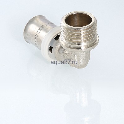 Пресс угольник 16 x 3/4" с наружной резьбой Valtec (вид 4) Пресс угольник 16 x 3/4" с наружной резьбой Valtec (фото, вид 4)