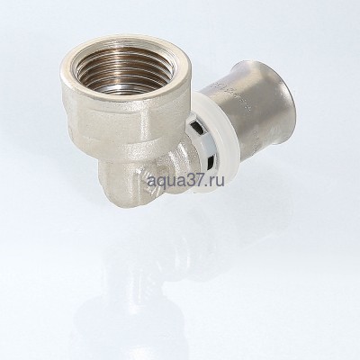 Пресс угольник 16 x 1/2" с внутренней резьбой Valtec (вид 6) Пресс угольник 16 x 1/2" с внутренней резьбой Valtec (фото, вид 6)