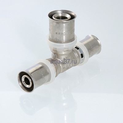 Пресс тройник 26 x 16 x 26 Valtec (вид 2) Пресс тройник 26 x 16 x 26 Valtec (фото, вид 2)