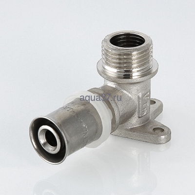 Пресс угольник с креплением 16 x 1/2" с наружной резьбой Valtec (вид 2) Пресс угольник с креплением 16 x 1/2" с наружной резьбой Valtec (фото, вид 2)