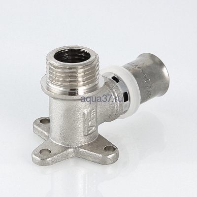 Пресс угольник с креплением 16 x 1/2" с наружной резьбой Valtec (вид 6) Пресс угольник с креплением 16 x 1/2" с наружной резьбой Valtec (фото, вид 6)