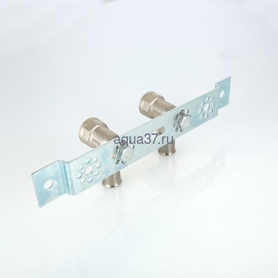 Пресс планка с водорозетками 16 x 1/2" Valtec (вид 2) Пресс планка с водорозетками 16 x 1/2" Valtec (фото, вид 2)