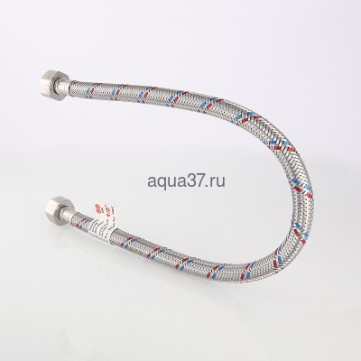 Гибкая подводка гайка/гайка 30 см 1/2" Valtec (вид 4) Гибкая подводка гайка/гайка 30 см 1/2" Valtec (фото, вид 4)