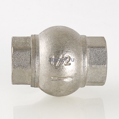 Клапан обратный с латунным золотником 1/2" Valtec (фото, вид 3)