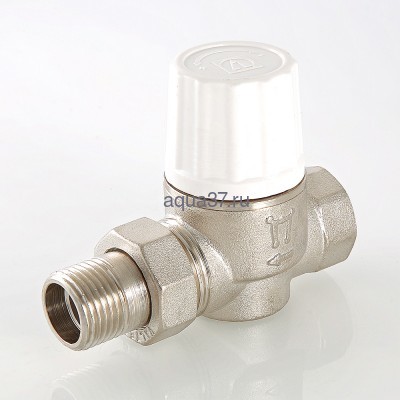 Клапан термостатический повышенной пропускной способности прямой 3/4" Valtec (вид 3) Клапан термостатический повышенной пропускной способности прямой 3/4" Valtec (фото, вид 3)