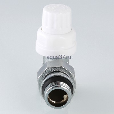 Клапан термостатический угловой с дополнительным уплотнением 1/2" Valtec (вид 2) Клапан термостатический угловой с дополнительным уплотнением 1/2" Valtec (фото, вид 2)