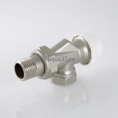 Клапан термостатический угловой с осевым управлением 1/2" Valtec (вид 3) Клапан термостатический угловой с осевым управлением 1/2" Valtec (фото, вид 3)