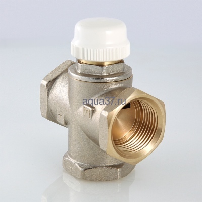 Клапан трехходовой смесительный 1" с боковым смешиванием, с возможностью полного перекрытия Valtec (вид 1) Клапан трехходовой смесительный 1" с боковым смешиванием, с возможностью полного перекрытия Valtec (фото, вид 1)