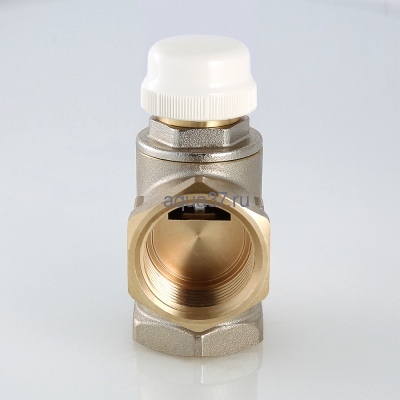 Клапан трехходовой смесительный 1" с боковым смешиванием, с возможностью полного перекрытия Valtec (вид 2) Клапан трехходовой смесительный 1" с боковым смешиванием, с возможностью полного перекрытия Valtec (фото, вид 2)