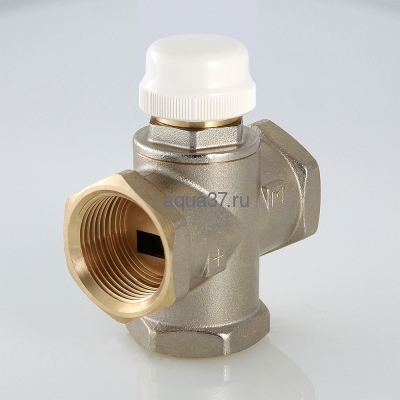 Клапан трехходовой смесительный 1" с боковым смешиванием, с возможностью полного перекрытия Valtec (вид 7) Клапан трехходовой смесительный 1" с боковым смешиванием, с возможностью полного перекрытия Valtec (фото, вид 7)