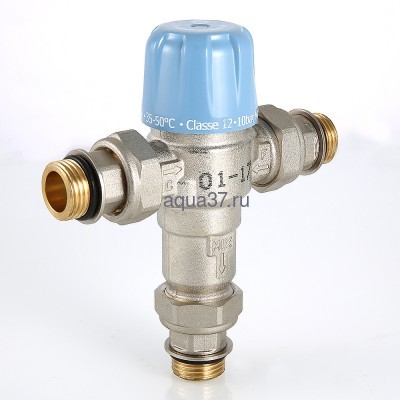 Клапан трехходовой термостатический смесительный не регулируемый Thermomix 1/2" Valtec (вид 3) Клапан трехходовой термостатический смесительный не регулируемый Thermomix 1/2" Valtec (фото, вид 3)