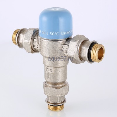 Клапан трехходовой термостатический смесительный регулируемый Thermomix 1/2" Valtec (вид 1) Клапан трехходовой термостатический смесительный регулируемый Thermomix 1/2" Valtec (фото, вид 1)