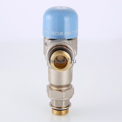 Клапан трехходовой термостатический смесительный регулируемый Thermomix 1/2" Valtec (вид 6) Клапан трехходовой термостатический смесительный регулируемый Thermomix 1/2" Valtec (фото, вид 6)