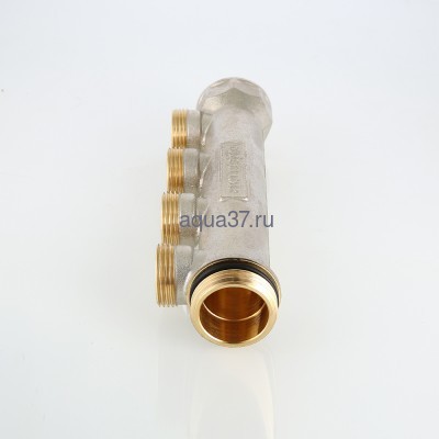 Коллектор 1" на 4 выхода с наружной резьбой 3/4" евроконус Valtec (вид 2) Коллектор 1" на 4 выхода с наружной резьбой 3/4" евроконус Valtec (фото, вид 2)