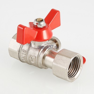 Кран шаровой для подключения манометра 1/2" вн x 3/8" вн Valtec (вид 4) Кран шаровой для подключения манометра 1/2" вн x 3/8" вн Valtec (фото, вид 4)