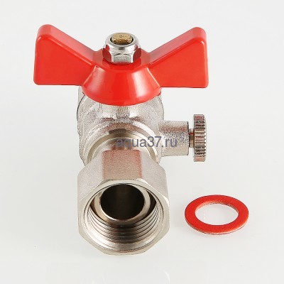 Кран шаровой для подключения манометра 1/2" вн x 3/8" вн Valtec (вид 5) Кран шаровой для подключения манометра 1/2" вн x 3/8" вн Valtec (фото, вид 5)