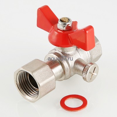 Кран шаровой для подключения манометра 1/2" вн x 3/8" вн Valtec (вид 6) Кран шаровой для подключения манометра 1/2" вн x 3/8" вн Valtec (фото, вид 6)