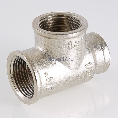 Тройник переходной с внутренней резьбой 3/4" x 1/2" x 1/2" Valtec (вид 2) Тройник переходной с внутренней резьбой 3/4" x 1/2" x 1/2" Valtec (фото, вид 2)