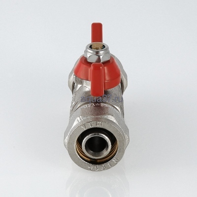 Кран шаровой обжимной 16 x 16 бабочка Valtec (вид 5) Кран шаровой обжимной 16 x 16 бабочка Valtec (фото, вид 5)