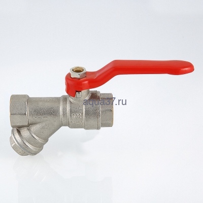 Кран шаровой с фильтром 1/2" г/г ручка Valtec (вид 3) Кран шаровой с фильтром 1/2" г/г ручка Valtec (фото, вид 3)