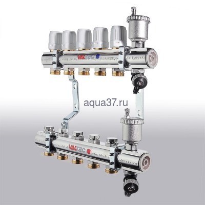 Коллекторная группа 11 выходов латунная Valtec (вид 1) Коллекторная группа 11 выходов латунная Valtec (фото, вид 1)