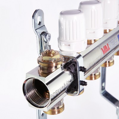 Коллекторная группа 7 выходов латунная Valtec (вид 5) Коллекторная группа 7 выходов латунная Valtec (фото, вид 5)