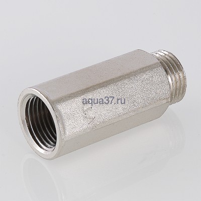 Удлинитель 30 мм никелированный 1/2" Valtec (вид 3) Удлинитель 30 мм никелированный 1/2" Valtec (фото, вид 3)