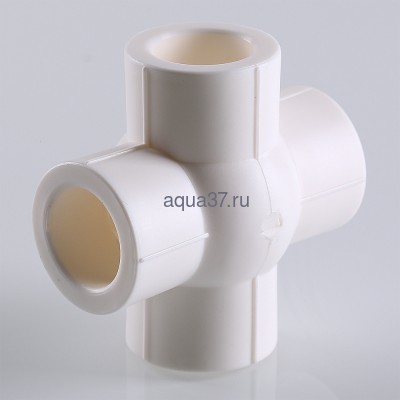 Крестовина 20 компланарная Valtec (вид 3) Крестовина 20 компланарная Valtec (фото, вид 3)