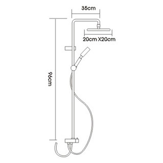 Душевая система Frap F2405 (вид 1) Душевая система Frap F2405 (фото, вид 1)