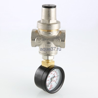 Редуктор давления поршневой с манометром 1/2" от 0,5 до 5,5 бар Valtec (вид 8) Редуктор давления поршневой с манометром 1/2" от 0,5 до 5,5 бар Valtec (фото, вид 8)