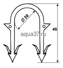 Скобы для такера (кассета 50 шт) 12-20мм (вид 8) Скобы для такера (кассета 50 шт) 12-20мм (фото, вид 8)
