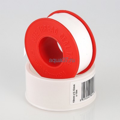 Лента фум 12 мм х 0,1 мм 10 метров Valtec (вид 5) Лента фум 12 мм х 0,1 мм 10 метров Valtec (фото, вид 5)