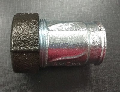 Обжимной соединитель для стальных труб тип IK с внутренней резьбой 1/2" AGA (вид 1) Обжимной соединитель для стальных труб тип IK с внутренней резьбой 1/2" AGA (фото, вид 1)