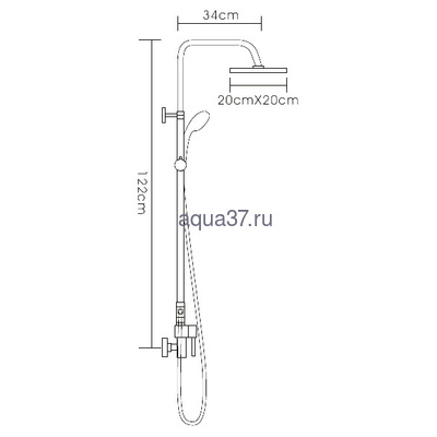 Душевая система Frap F2409 (вид 10) Душевая система Frap F2409 (фото, вид 10)