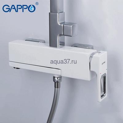 Душевая система Gappo G2417-8 белая (вид 3) Душевая система Gappo G2417-8 белая (фото, вид 3)