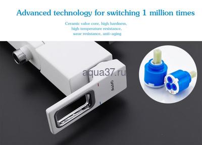 Душевая система Gappo G2417-8 белая (вид 8) Душевая система Gappo G2417-8 белая (фото, вид 8)