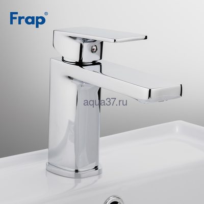Смеситель для раковины Frap F1046 (вид 1) Смеситель для раковины Frap F1046 (фото, вид 1)