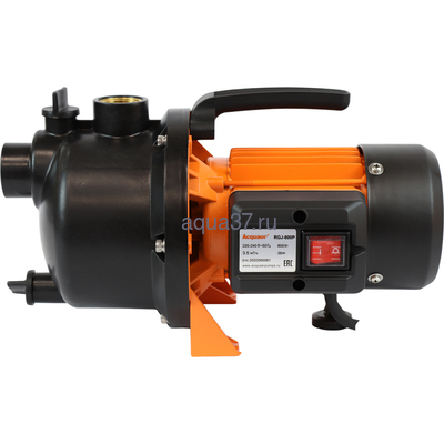 Поверхностный насос 58/38 П Acquaer RGJ-800P (вид 6) Поверхностный насос 58/38 П Acquaer RGJ-800P (фото, вид 6)