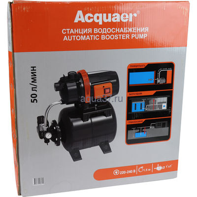 Насосная станция 50/35 П-20 Acquaer RGJ-600PA (вид 9) Насосная станция 50/35 П-20 Acquaer RGJ-600PA (фото, вид 9)