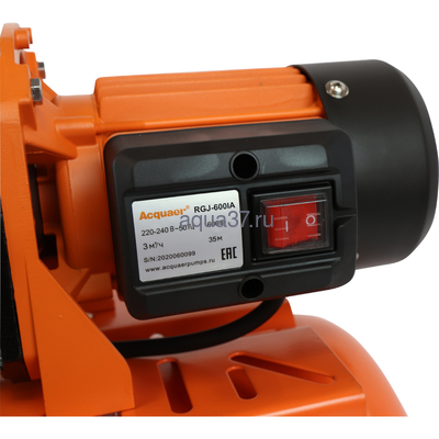 Насосная станция 50/35 Ч-20 Acquaer RGJ-600IA (вид 7) Насосная станция 50/35 Ч-20 Acquaer RGJ-600IA (фото, вид 7)