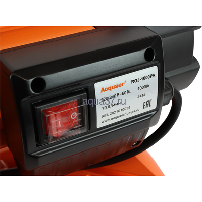 Насосная станция 70/44 П-20 Acquaer RGJ-1000PA (вид 7) Насосная станция 70/44 П-20 Acquaer RGJ-1000PA (фото, вид 7)