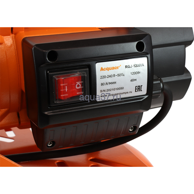 Насосная станция 80/48 Ч-20 Acquaer RGJ-1200IA (вид 16) Насосная станция 80/48 Ч-20 Acquaer RGJ-1200IA (фото, вид 16)