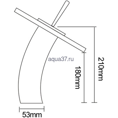 Смеситель для раковины Frap F1055-3 (вид 7) Смеситель для раковины Frap F1055-3 (фото, вид 7)