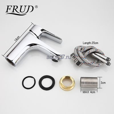Смеситель для раковины Frud R10105 (вид 4) Смеситель для раковины Frud R10105 (фото, вид 4)