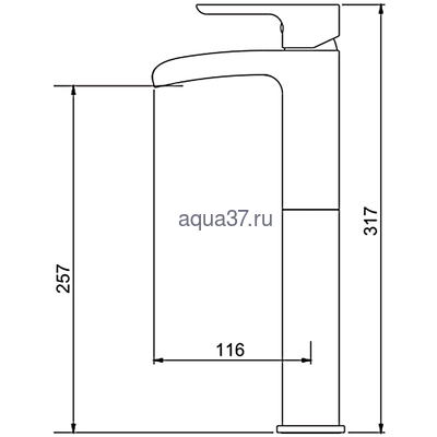 Смеситель для раковины Gappo G1048-31 (вид 9) Смеситель для раковины Gappo G1048-31 (фото, вид 9)