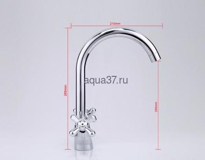 Смеситель для кухни Frap F4025 (вид 4) Смеситель для кухни Frap F4025 (фото, вид 4)