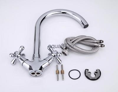 Смеситель для кухни Frap F4025 (вид 7) Смеситель для кухни Frap F4025 (фото, вид 7)